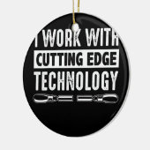 Holzschnitzerei Ich arbeite mit Schneidewerkzeugen Keramik Ornament (Links)