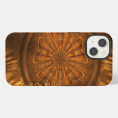 Holzschnitzerei iPhone Hülle (Rückseite (Horizontal))