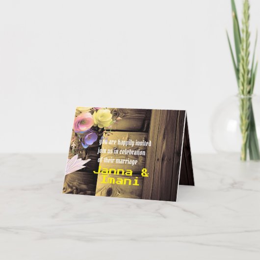 Holzschnitzereien Einladung (Vorderseite)