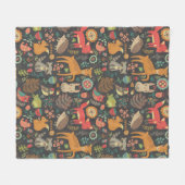 Holzschnitzereien Hauptbesetzung Kunst, Kultur Fleecedecke (Vorderseite (Horizontal))