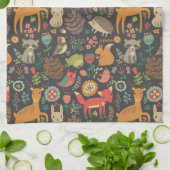 Holzschnitzereien Hauptbesetzung Kunst, Kultur Geschirrtuch (Gefaltet)