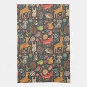 Holzschnitzereien Hauptbesetzung Kunst, Kultur Geschirrtuch (Vertikal)