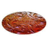 Holzschnitzereien wirken elegant abstrakt schneidebrett (Ecke)