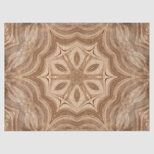 Holzschnitzerrosette Seidenpapier (Vorderseite)