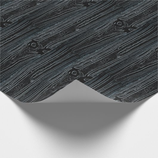 Holzschnitzkunst Geschenkpapier (Ecke)