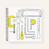 Holzschreibmaschine Notizblock (Vorderseite)