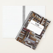 Holzschrott-Spiralheft Notizblock (Innen)