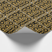 Holzschuh Geschenkpapier (Ecke)