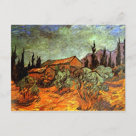 Holzschuhe, Van Gogh Gemälde Postkarte (Vorderseite)