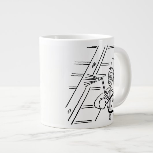 Holzschutz und Dachisolierung Jumbo-Tasse (Vorderseite Rechts)