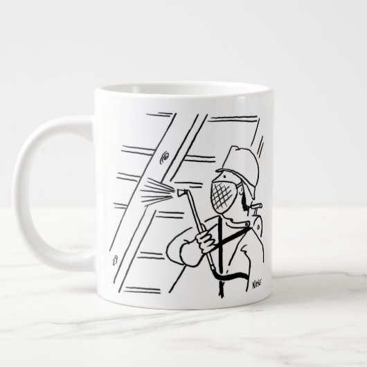 Holzschutz und Dachisolierung Jumbo-Tasse (Links)