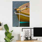 Holzsegler im Wasser Poster (Heimbüro)