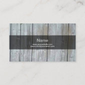 Holzseitenkarte Visitenkarte (Rückseite)