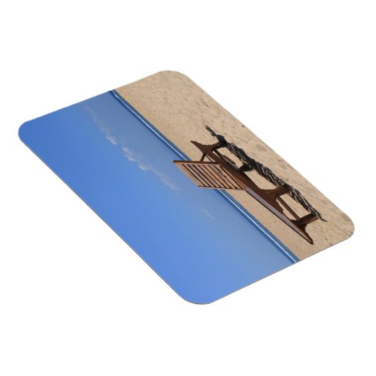 Holzsonnenbett Magnet (Rechte Seite)