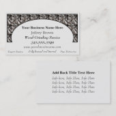 Holzspan-Visitenkarten Visitenkarte (Vorne/Hinten)