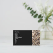 Holzspäne Visitenkarte (Stehend Vorderseite)