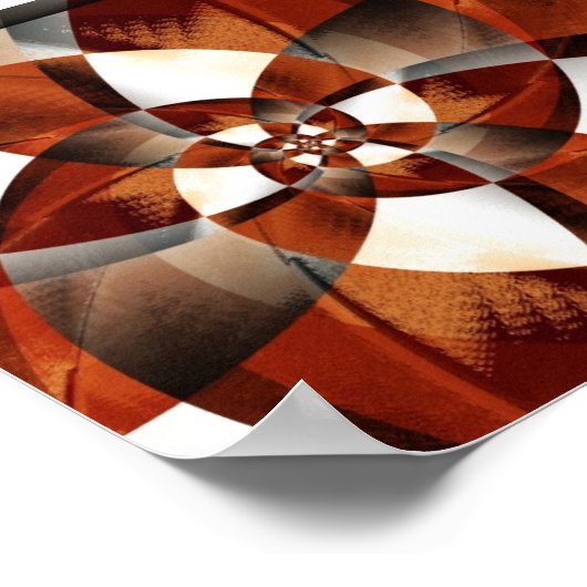 Holzspirale Poster (Ecke)