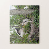 Holzstäbchen - Nest - Playin - Bird - Puzzle (Vertikal)