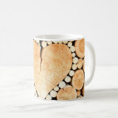 Holzstämme aus Hörnchenholz Kaffeetasse (VorderseiteRechts)