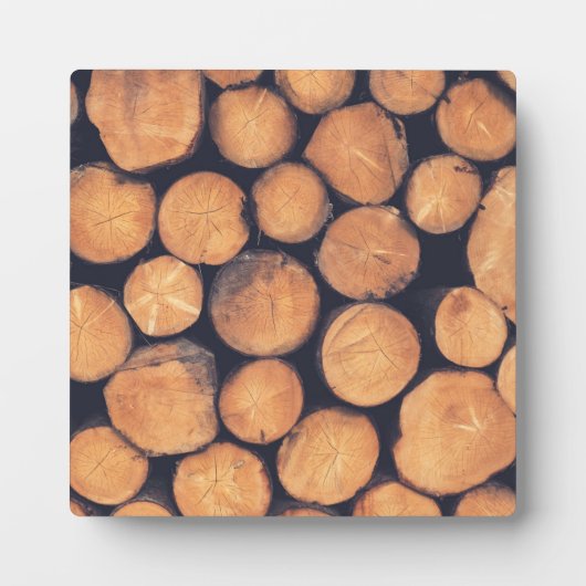 Holzstämme Fotoplatte (Vorderseite)