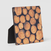 Holzstämme Fotoplatte (Vorderseite)