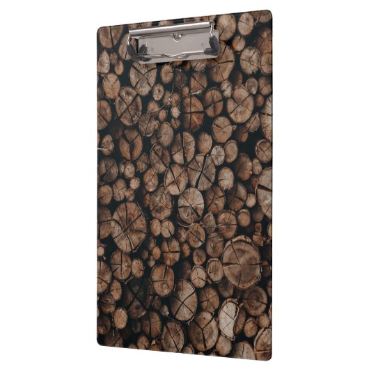 Holzstapel Klemmbrett (Links)