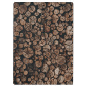 Holzstapel Klemmbrett (Rückseite)