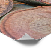 Holzstapel Poster (Ecke)
