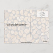 Holzstapel Postkarte (Rückseite)