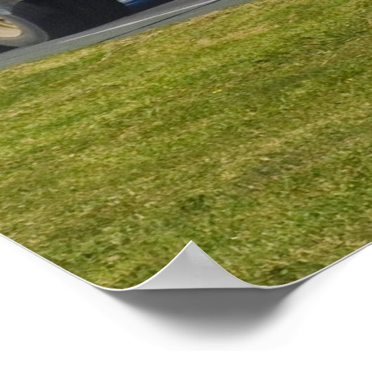 Holzstapler Poster (Ecke)