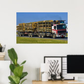 Holzstapler Poster (Heimbüro)