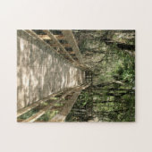 Holzsteg durch den Wald Puzzle (Horizontal)