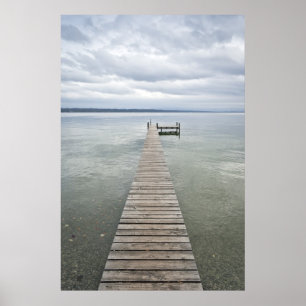 Holzsteg Poster