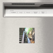 Holzsteg Wasserfall Wasserfall Wasserfall Schlucht Magnet (In Situ (Geschirrspüler))