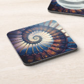 Holzsterntor auf dem Wasser Getränkeuntersetzer (Linke Seite)