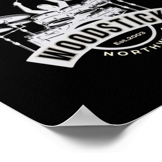 Holzstift-Poster Poster (Ecke)