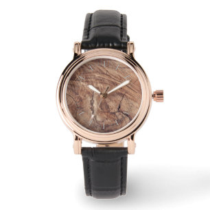 Holzstil Armbanduhr