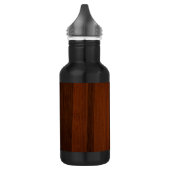 Holzstil Edelstahlflasche (Links)