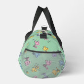 Holzstock Zucker Pop Kunstmuster Duffle Bag (Rechts)
