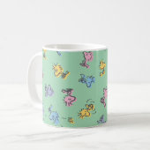 Holzstock Zucker Pop Kunstmuster Kaffeetasse (Vorderseite Links)