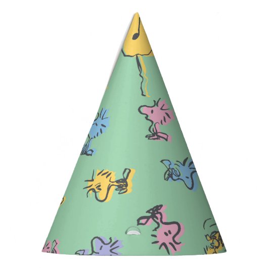 Holzstock Zucker Pop Kunstmuster Partyhütchen (Links)