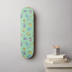 Holzstock Zucker Pop Kunstmuster Skateboard