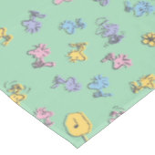 Holzstock Zucker Pop Kunstmuster Tischdecke (Schrägansicht)