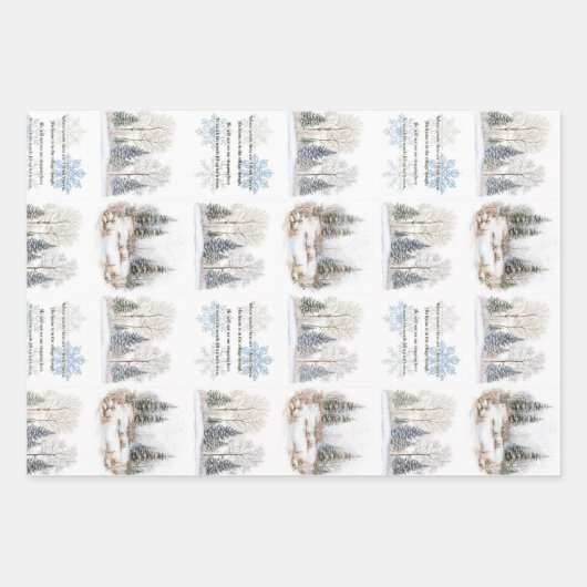 Holzstopp Geschenkpapier Set (Vorderseite 2)