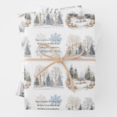 Holzstopp Geschenkpapier Set (Beispiel)