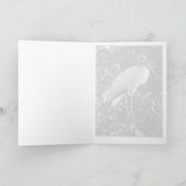 Holzstorchkarte Karte (Innenseite)