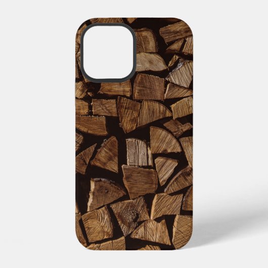 Holzstoß iPhone Hülle (Rückseite)