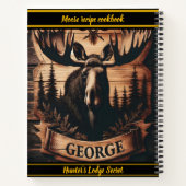 Holzsträucher zeigen den Charme der Natur Notizblock (Rückseite)