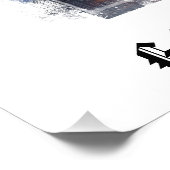 *~* Holzstream-Kajak-Fisch AP49 Patriotisch Fotodruck (Ecke)