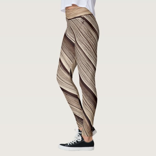 Holzstreifen Leggings (Links)